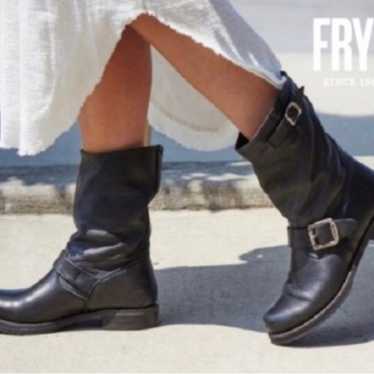 Frye Veronica Short Leather Bootie