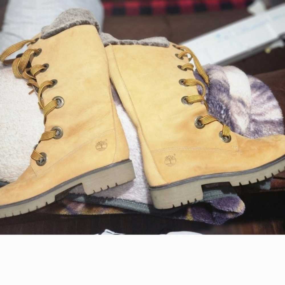 SUPER DUPER RARE Y2K!!!Timberland Mirney Faux Fur… - image 7