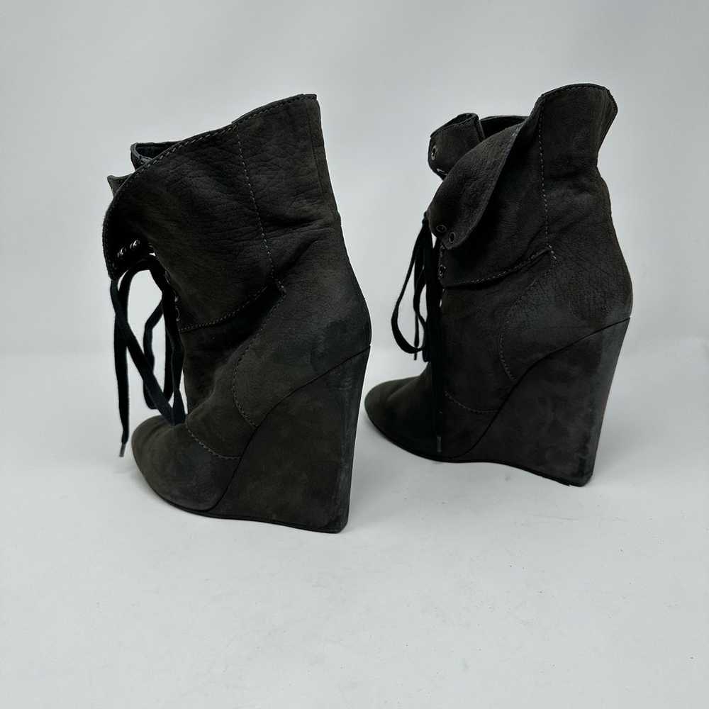 Giuseppe Zanotti for Thankoon Wedge Boot with Lac… - image 6