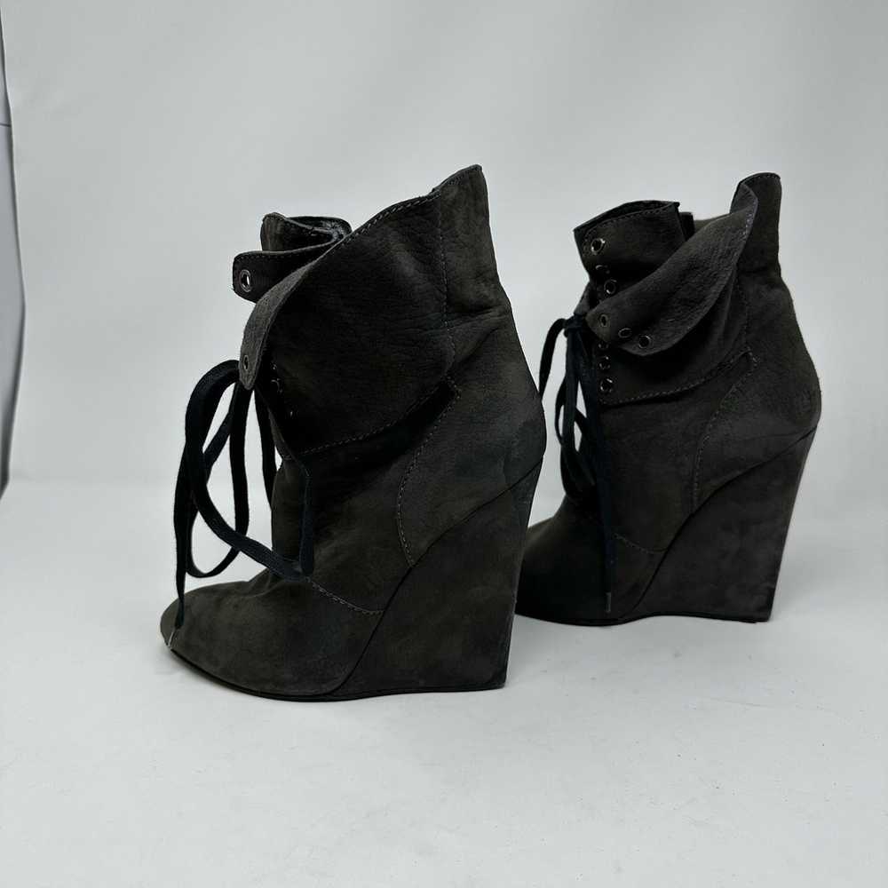 Giuseppe Zanotti for Thankoon Wedge Boot with Lac… - image 7