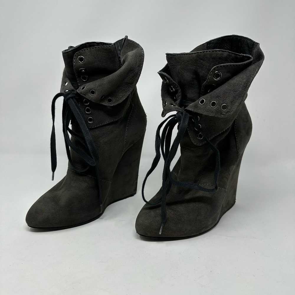 Giuseppe Zanotti for Thankoon Wedge Boot with Lac… - image 8