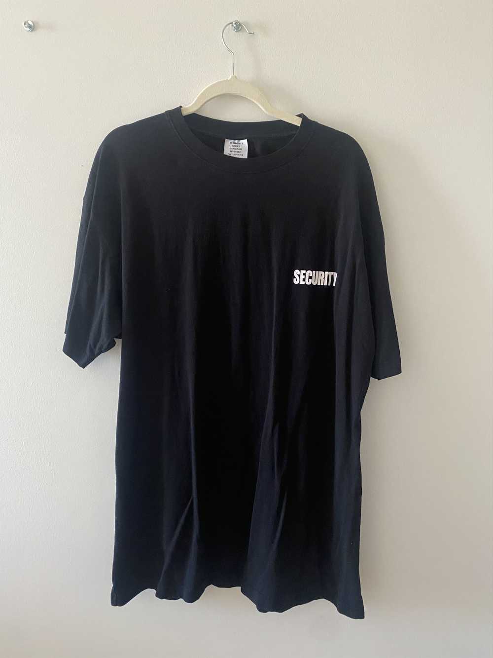 Vetements Rare Vetements Security T-Shirt - image 2