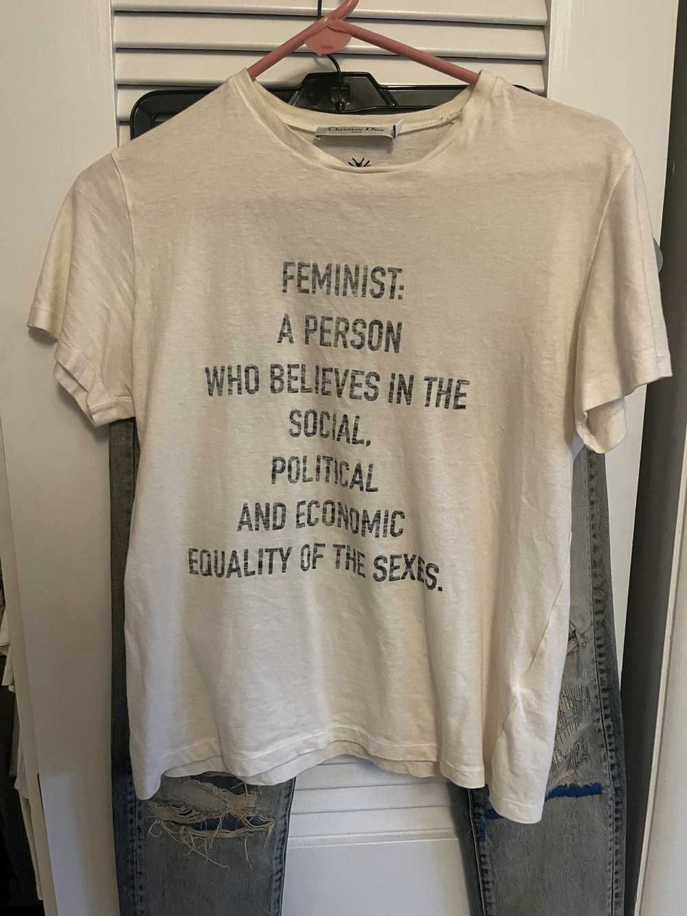 Dior Dior Homme Feminist tee - image 1