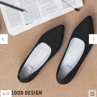 【Washable / Water-repellent】Glitter Pointed Pumps… - image 1