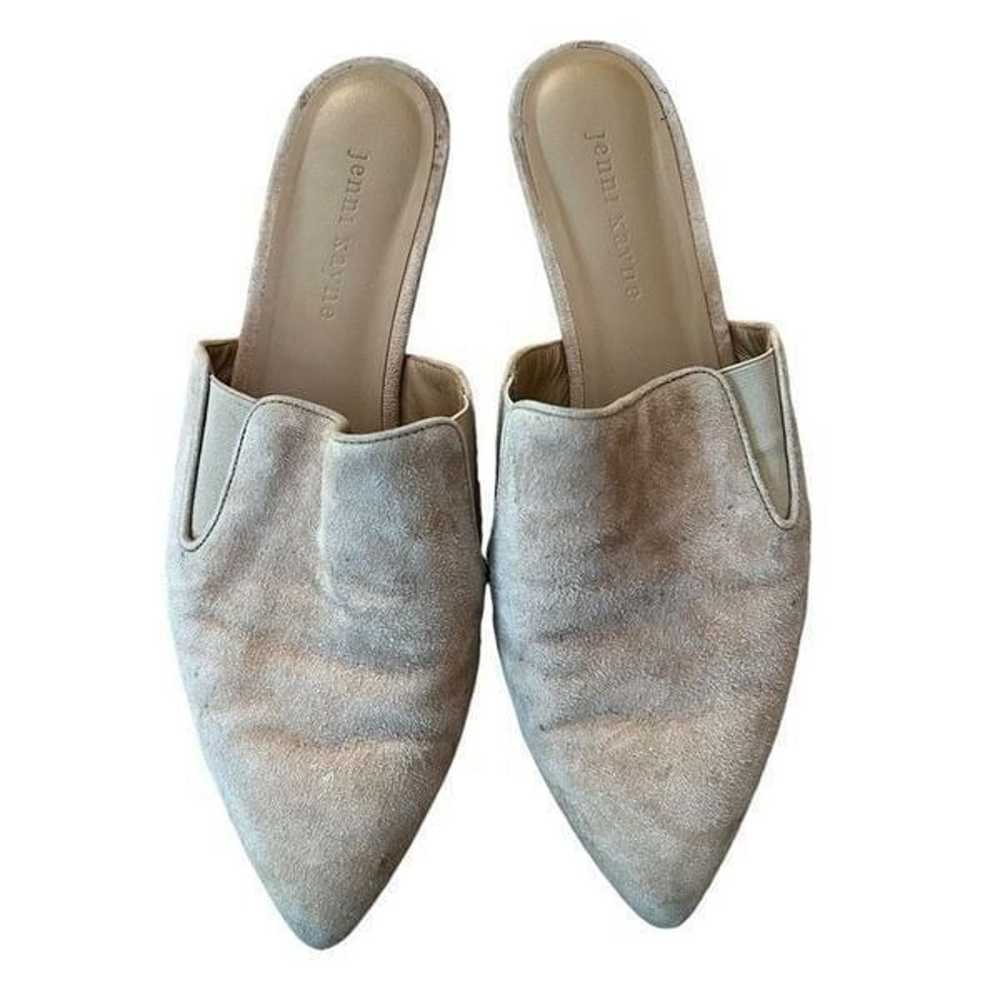 Jenni Kayne Suede Pointed Toe Mules Size 40 US 10 - image 5