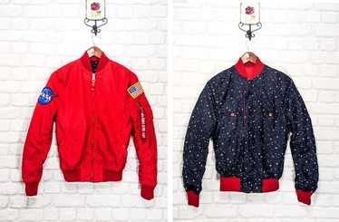 【キティーちゃん】ALPHA INDUSTRIESリバーシブルMA-1 MADEME®/ALPHA INDUSTRIES® RUCHED MA-1 BOMBER – MadeMe