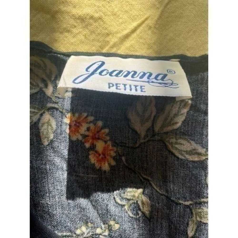 Vintage Tie Front Floral Top Joanna 1990s - image 6