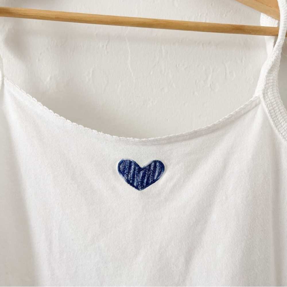 ESPRIT | Y2K Crop Top Heart Tank Cami - image 3