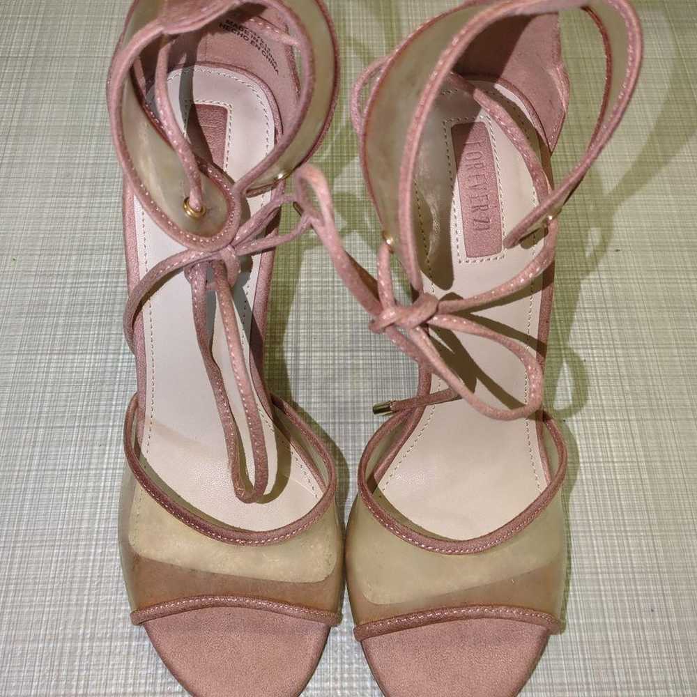 FOREVER 21 Beige Suede High Heels - image 4