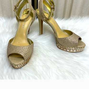 Gianni Bini Gold Heels