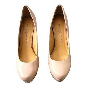 Chinese Laundry Women's Tan Patent Leather Platfor