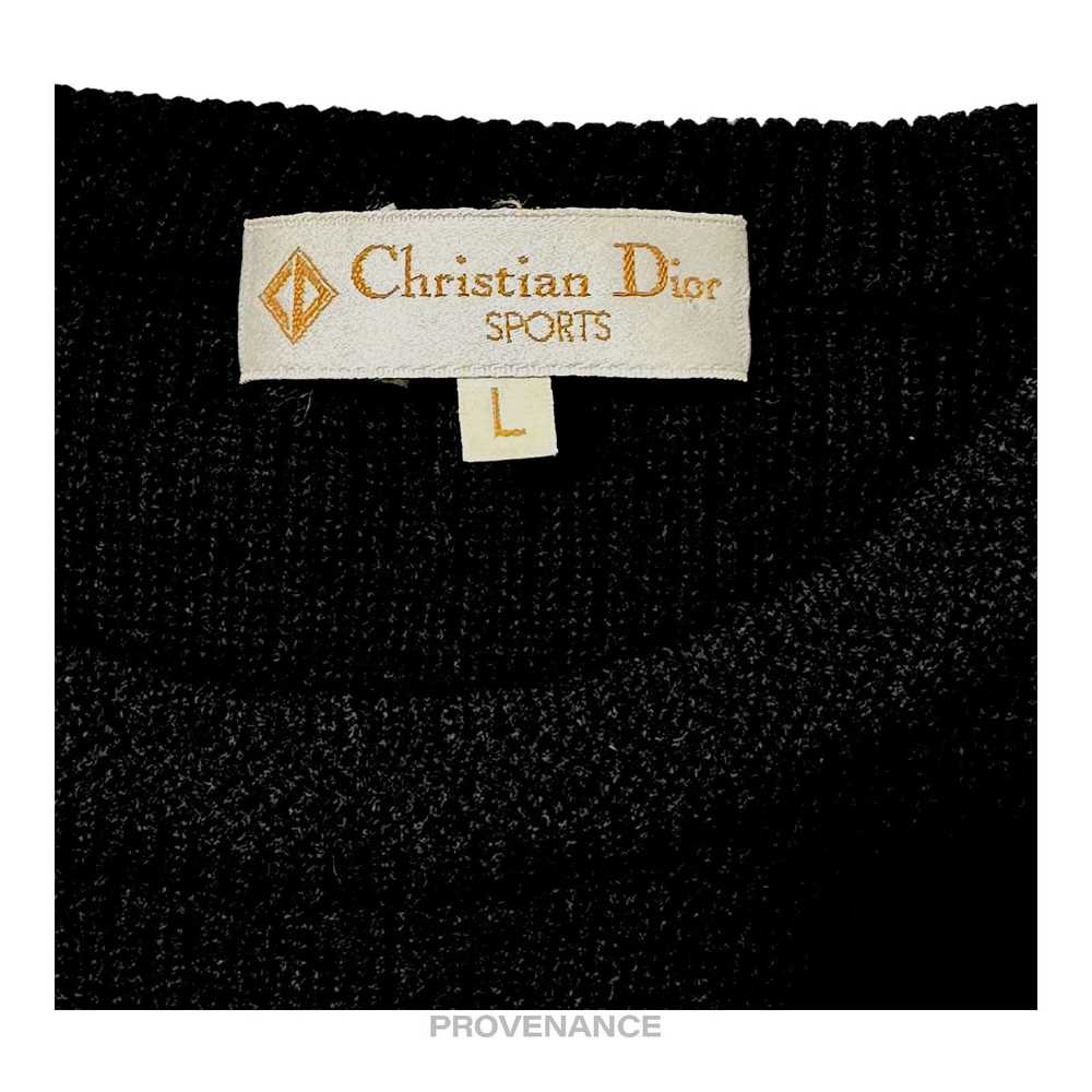 Dior 🔴 Christian Dior Sports Crewneck Wool Sweat… - image 6