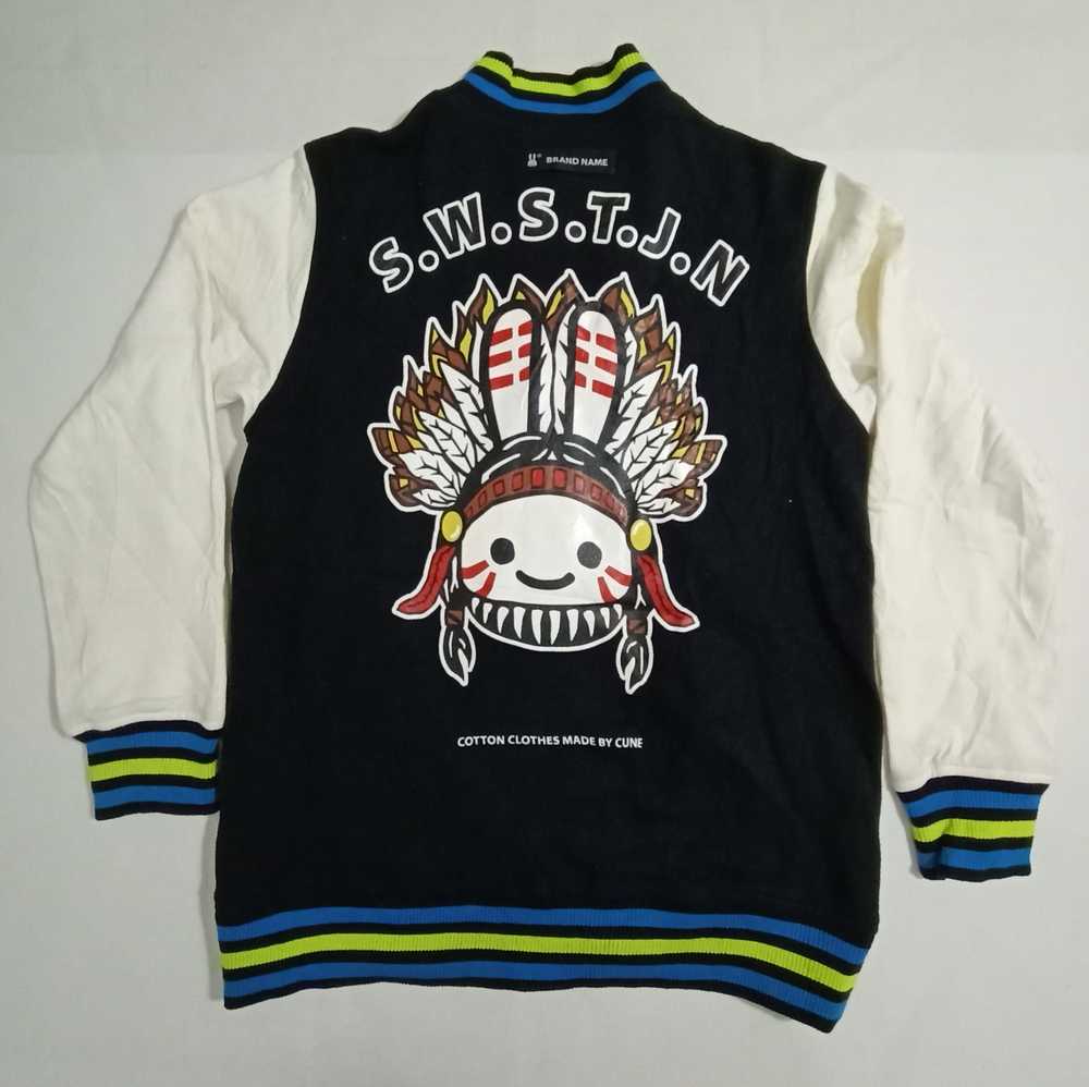 Japanese Brand × Varsity Jacket × Very Rare CUNE … - image 1