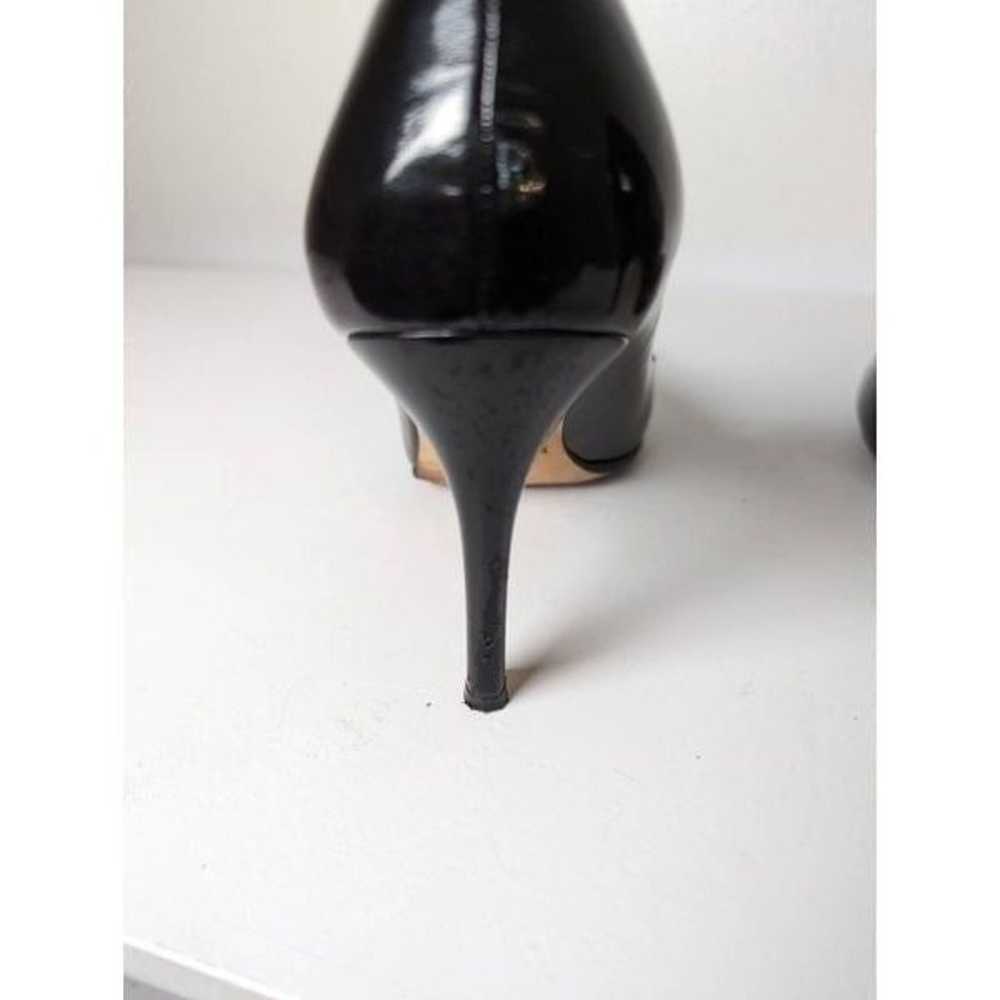 KATE SPADE Black Patent Leather Pumps Size 9B - image 9