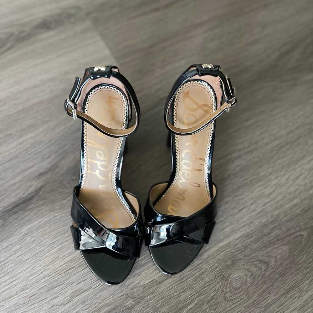 Sam Edelman Yancy Patent Leather Black Strappy He… - image 2