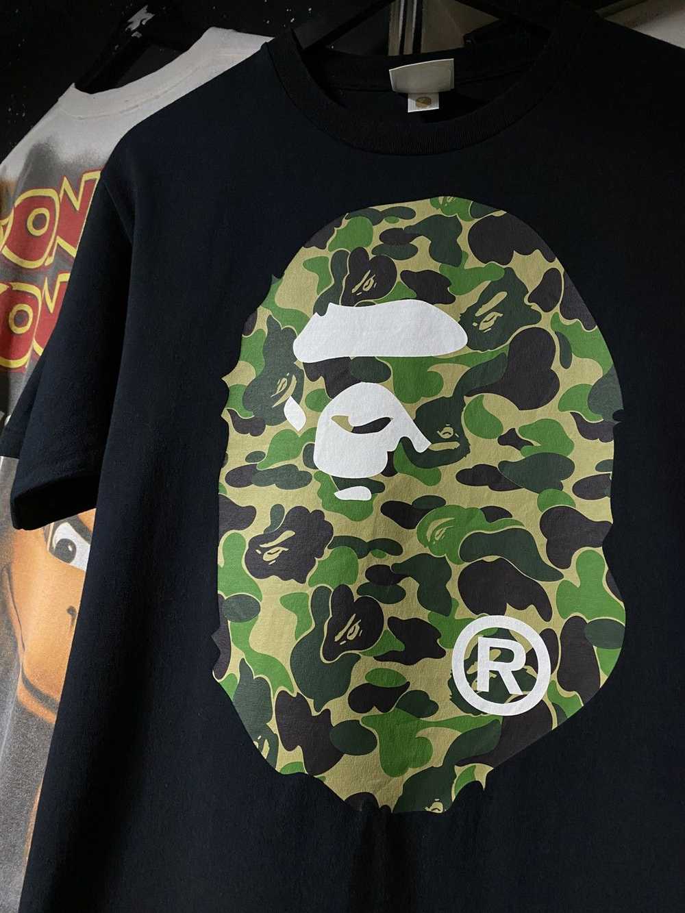 Bape ABC Camo Big Ape Head Tee - image 1