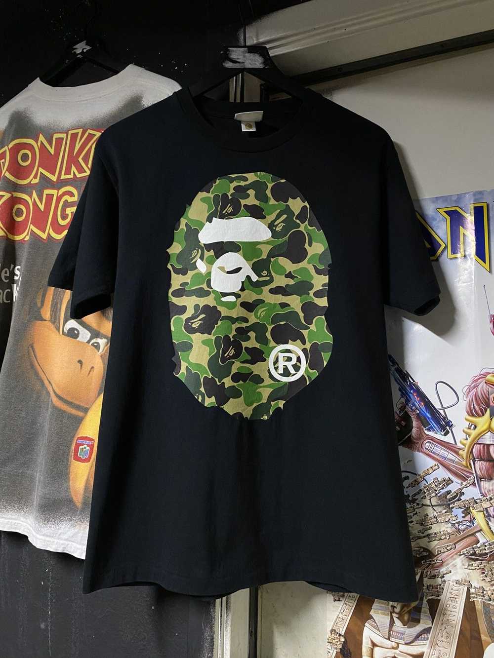 Bape ABC Camo Big Ape Head Tee - image 2