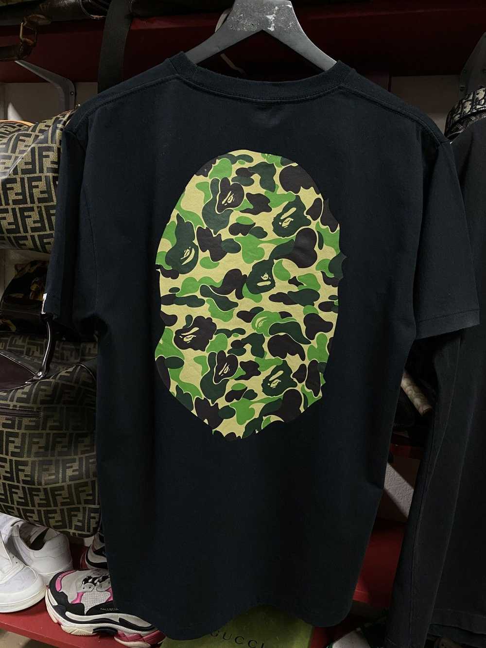 Bape ABC Camo Big Ape Head Tee - image 3