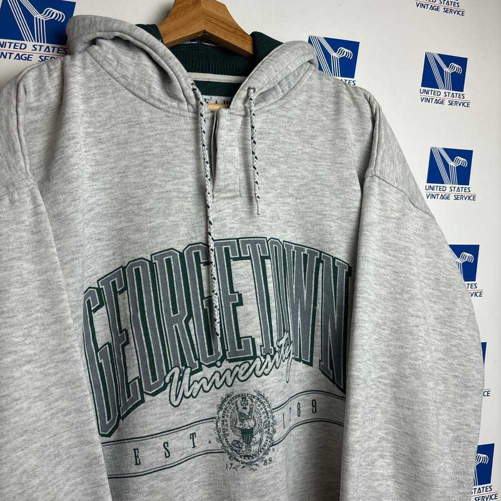 Vintage Vintage 90’s Georgetown University Hoodie… - image 1