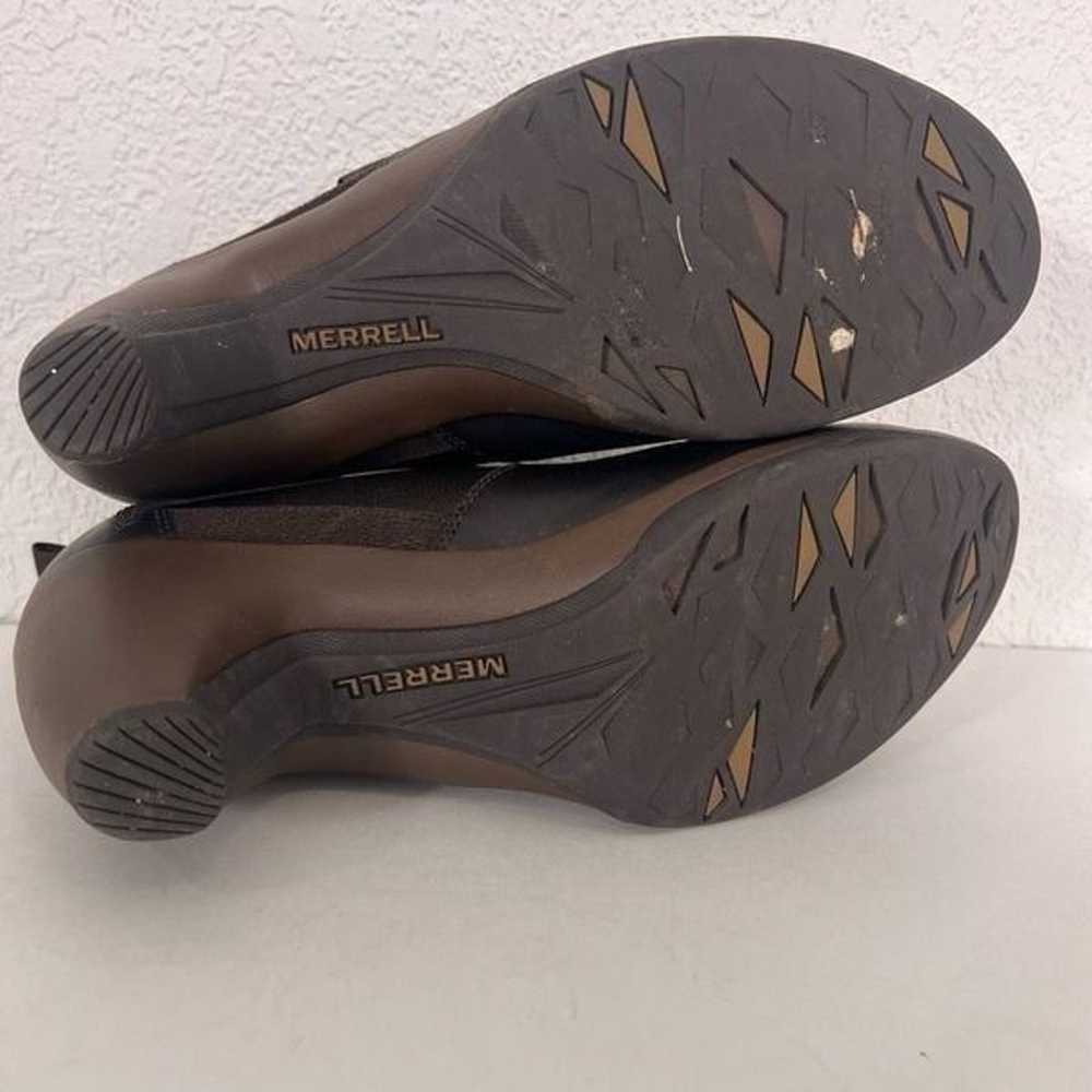 Merrell Brown Espresso Leather Ankle Heels - image 12