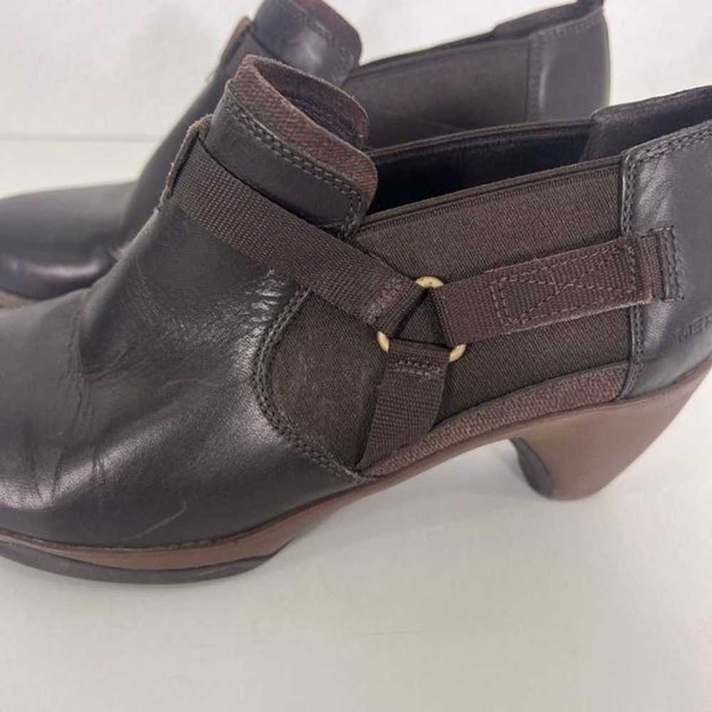 Merrell Brown Espresso Leather Ankle Heels - image 3