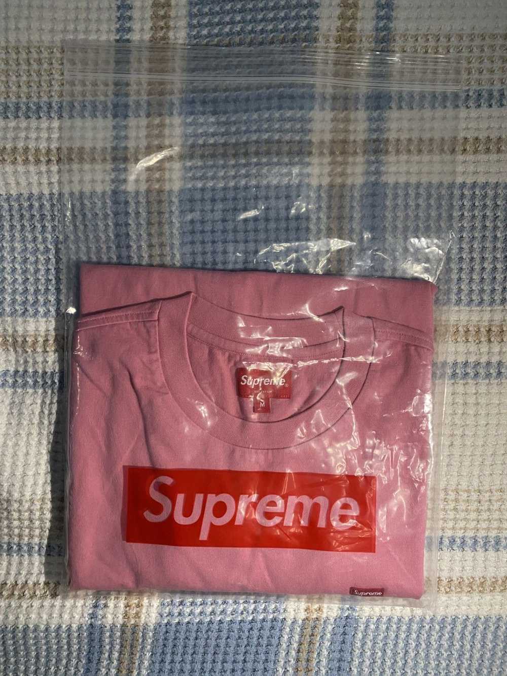 Supreme Supreme Pink Logo T-Shirt - image 4