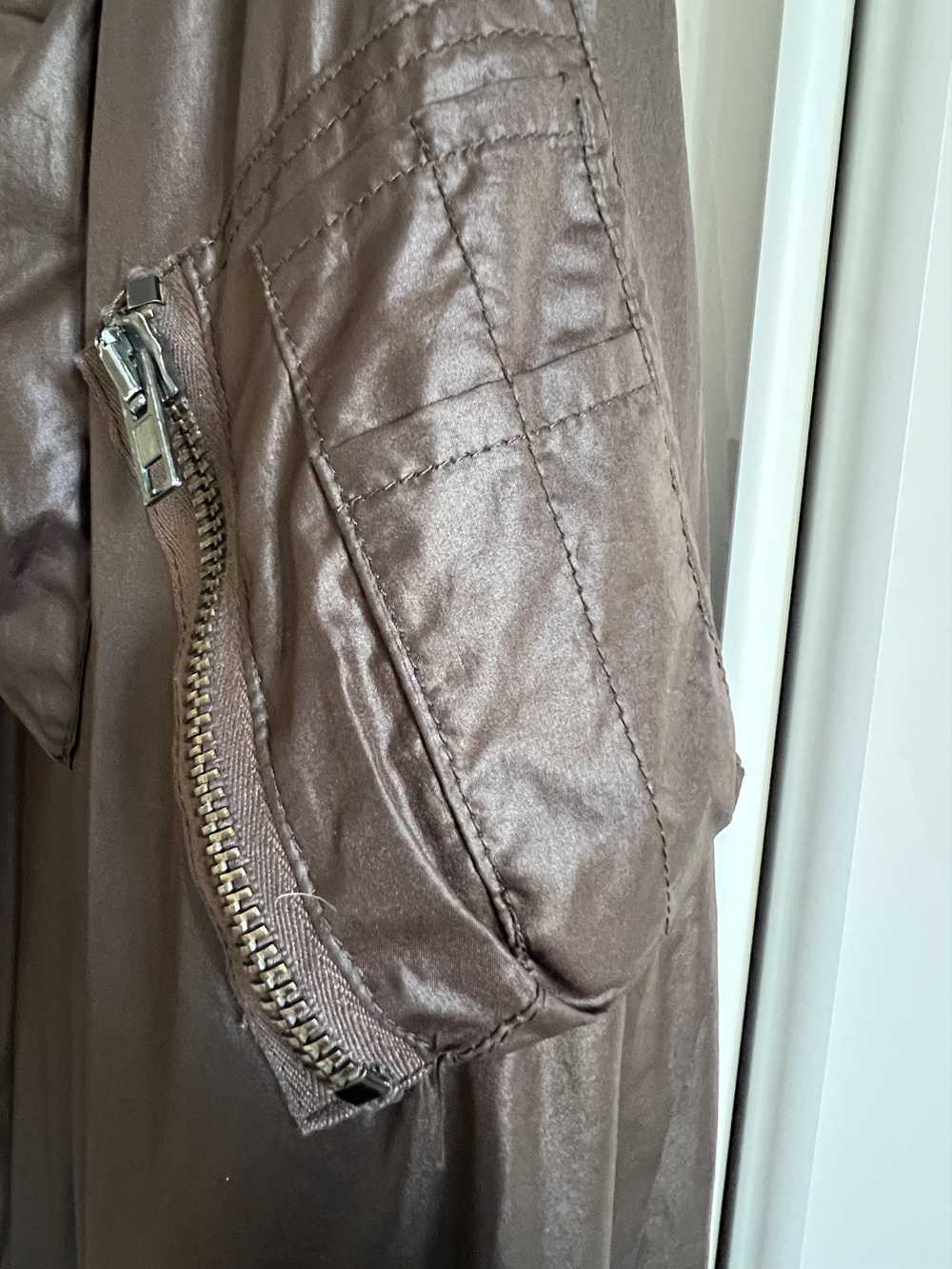 Helmut Lang HELMUT LANG satin cargo pocket bomber… - image 4