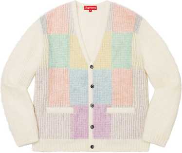 Supreme Supreme Brushed Grid Cardigan - image 1