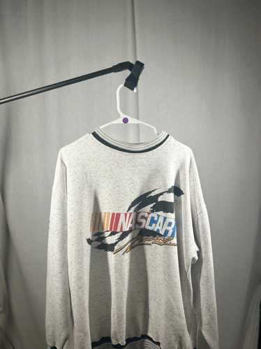 Swingster VTG 1990s NASCAR Light Heather Gray Crew