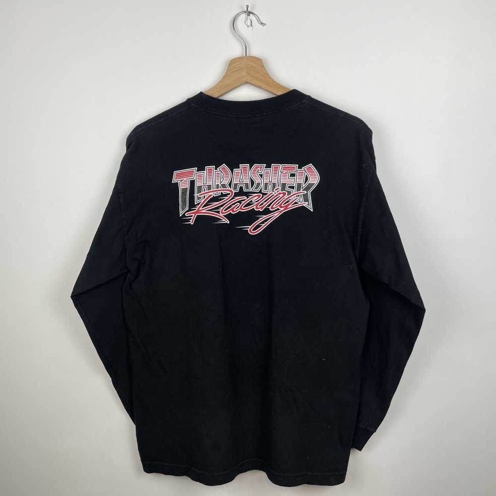 Streetwear × Thrasher Thrasher Racing Long Sleeve… - image 4