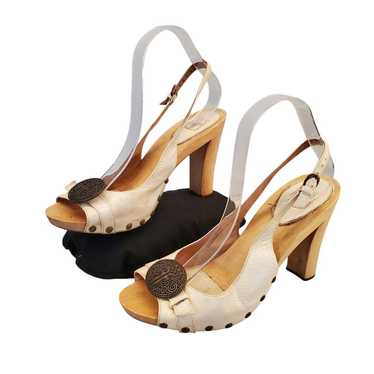 Frye 73970 Dolly Slingback Platform Heels 9 - image 1