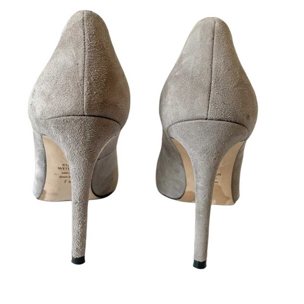 Stuart Weitzman Suede Pointed Toe High Heels Pump… - image 5