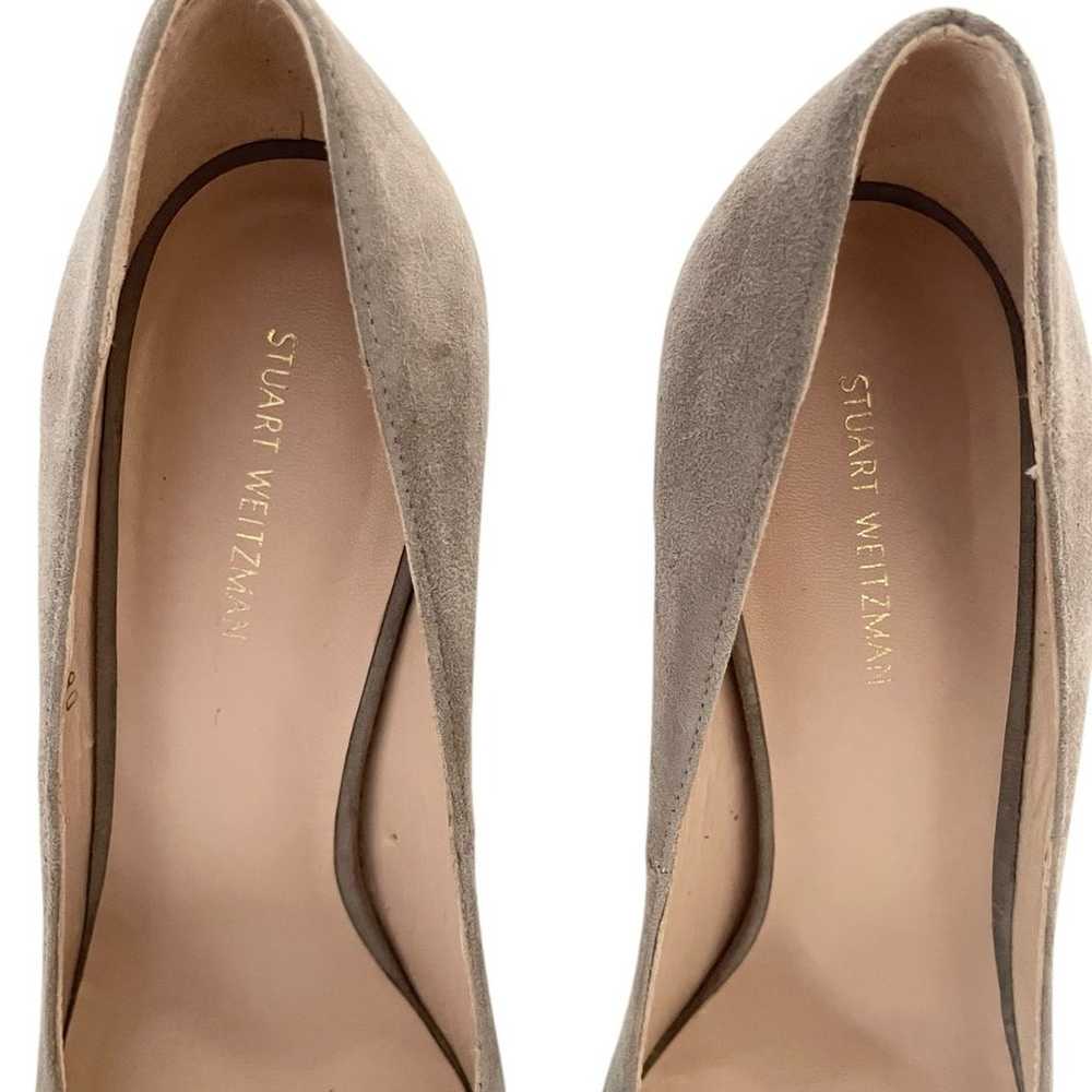 Stuart Weitzman Suede Pointed Toe High Heels Pump… - image 8