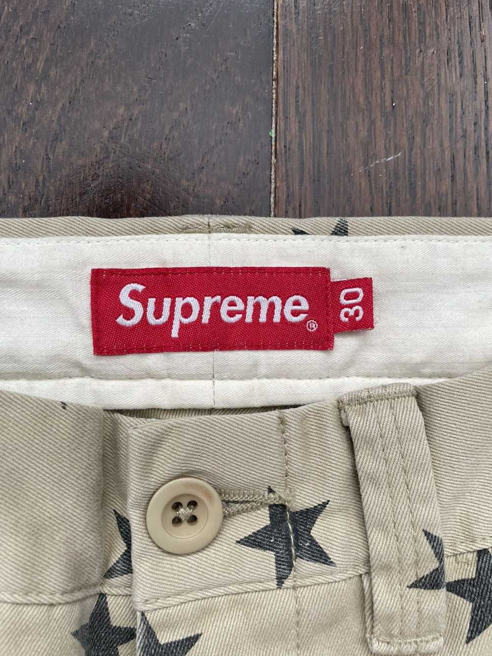 Supreme Supreme Chino Work Pants Stars Beige - image 3