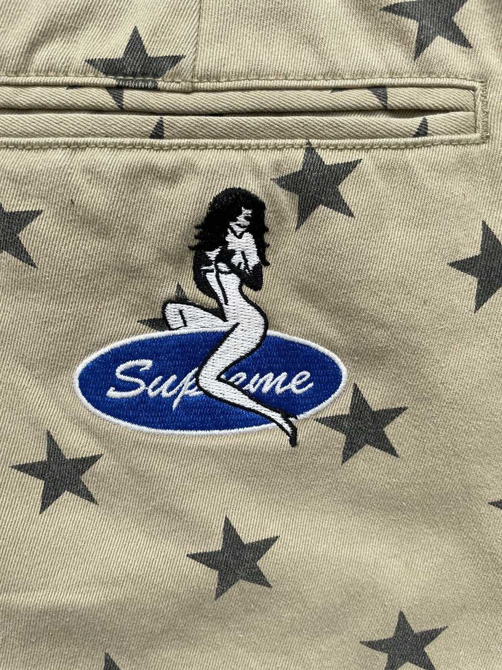 Supreme Supreme Chino Work Pants Stars Beige - image 4