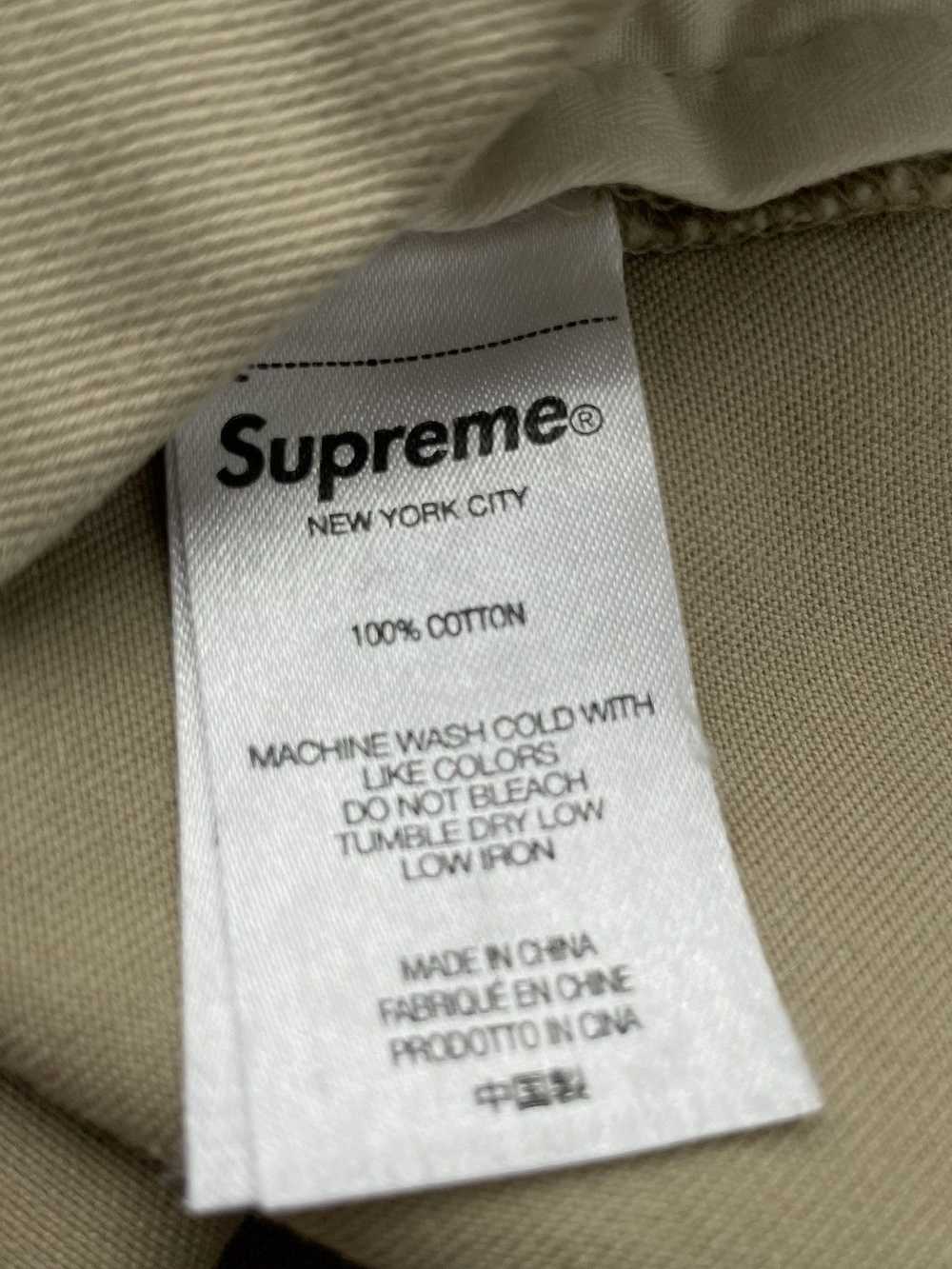 Supreme Supreme Chino Work Pants Stars Beige - image 5