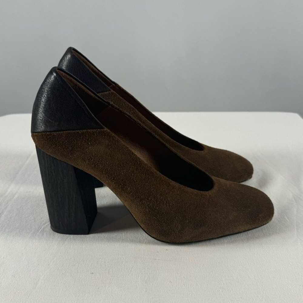 Free People Take Heart Suede Block Heel Pump in B… - image 6