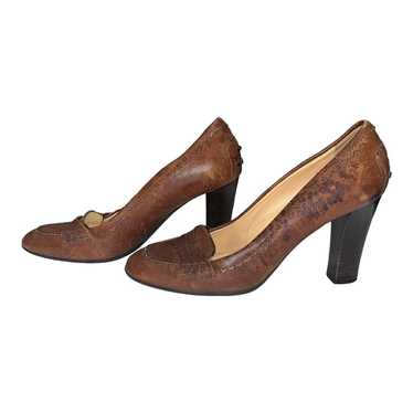 TOD'S Women's Brown Loafer Pumps Size 37 (US 6.5) - image 1