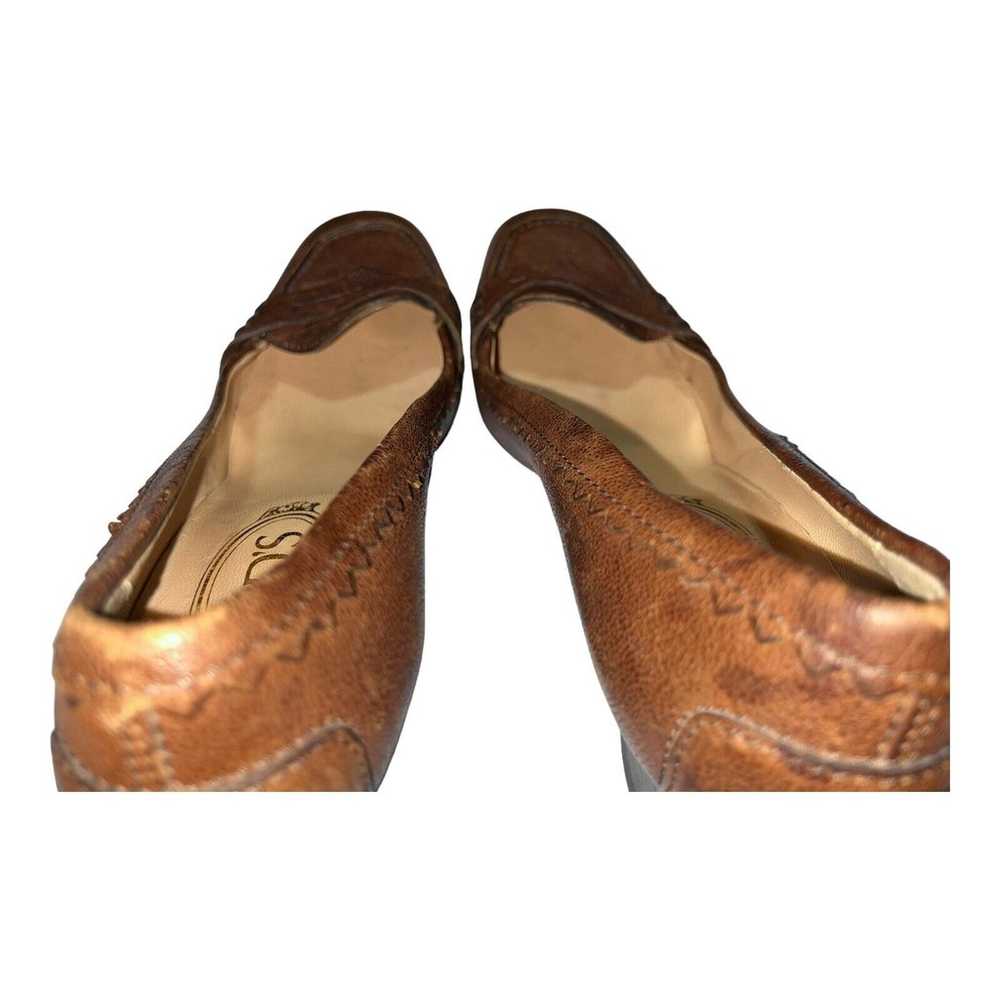 TOD'S Women's Brown Loafer Pumps Size 37 (US 6.5) - image 4