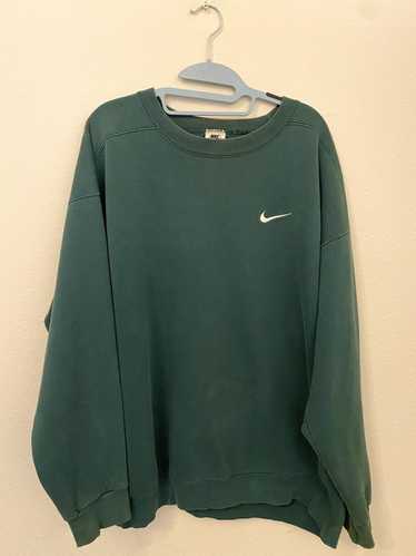 Nike × Vintage Vintage Nike Forest Green Sweatshir