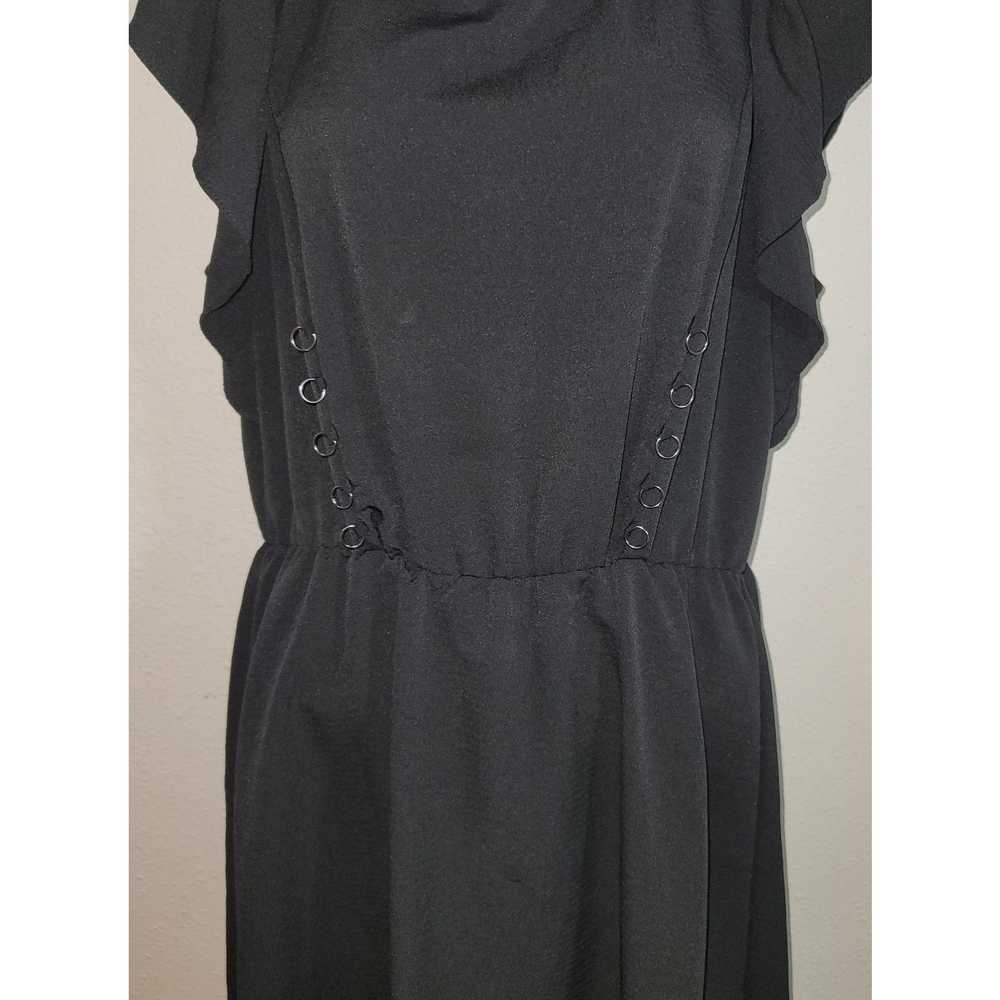 Other Xhilaration Black Ruffled Sleeves Mini Dres… - image 2