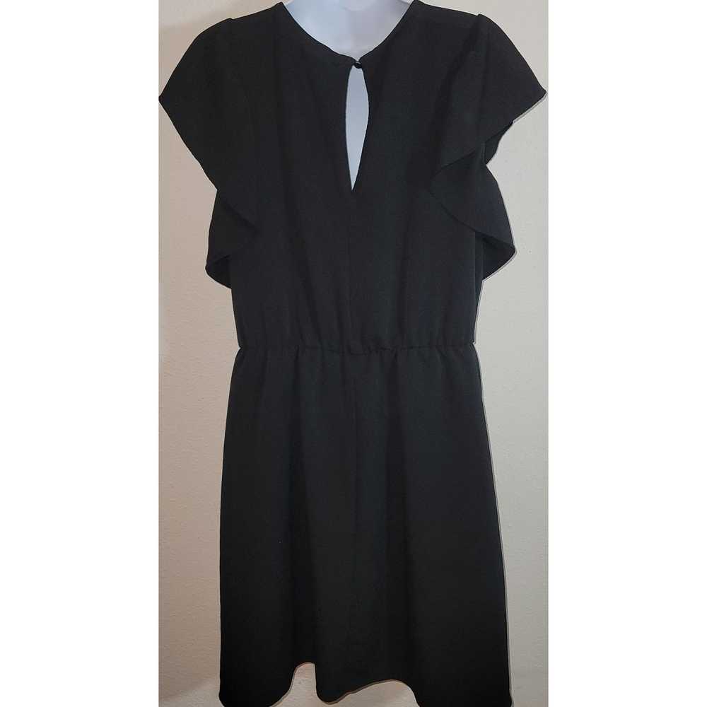 Other Xhilaration Black Ruffled Sleeves Mini Dres… - image 3