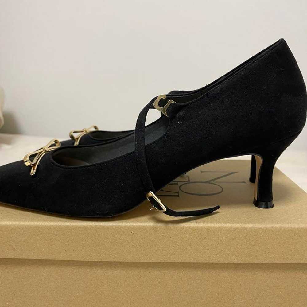 LE TALON Square Metal Ribbon Pumps 25cm - image 4