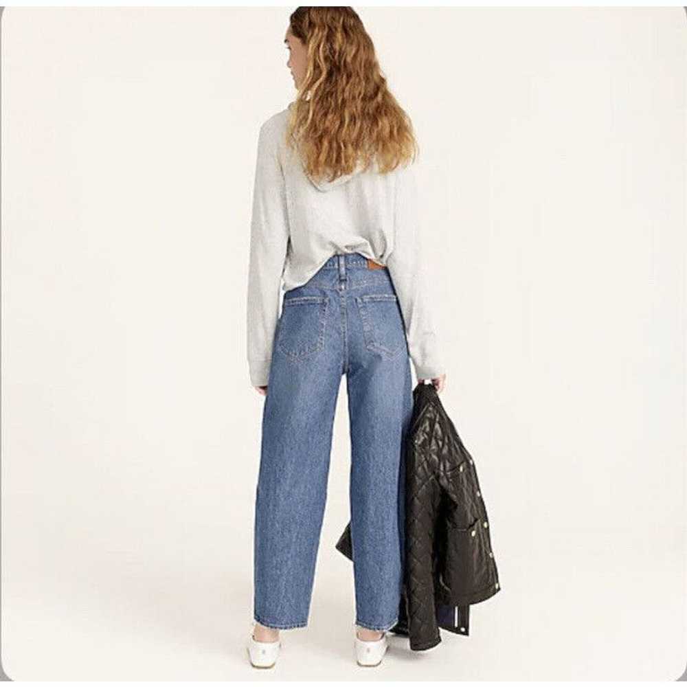 J.Crew J Crew Peggy Barrel Leg Jeans Medium Wash … - image 10