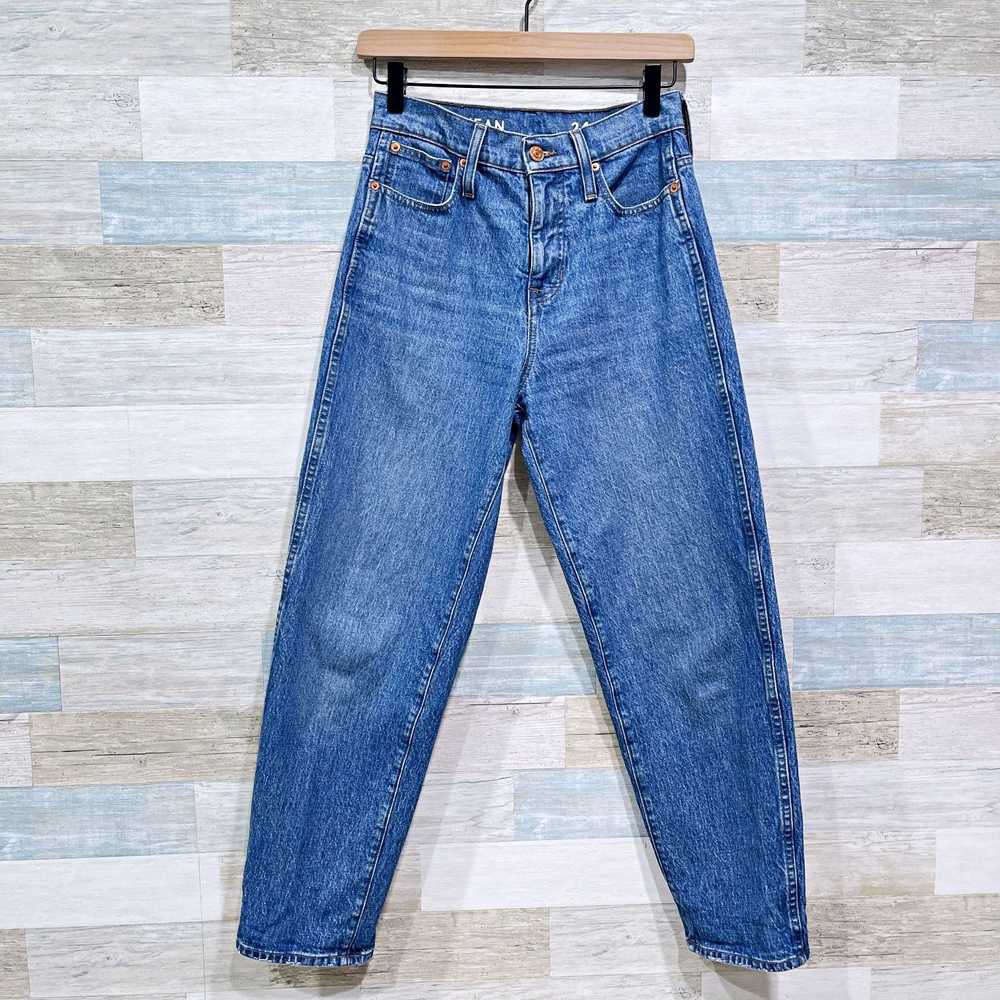 J.Crew J Crew Peggy Barrel Leg Jeans Medium Wash … - image 1