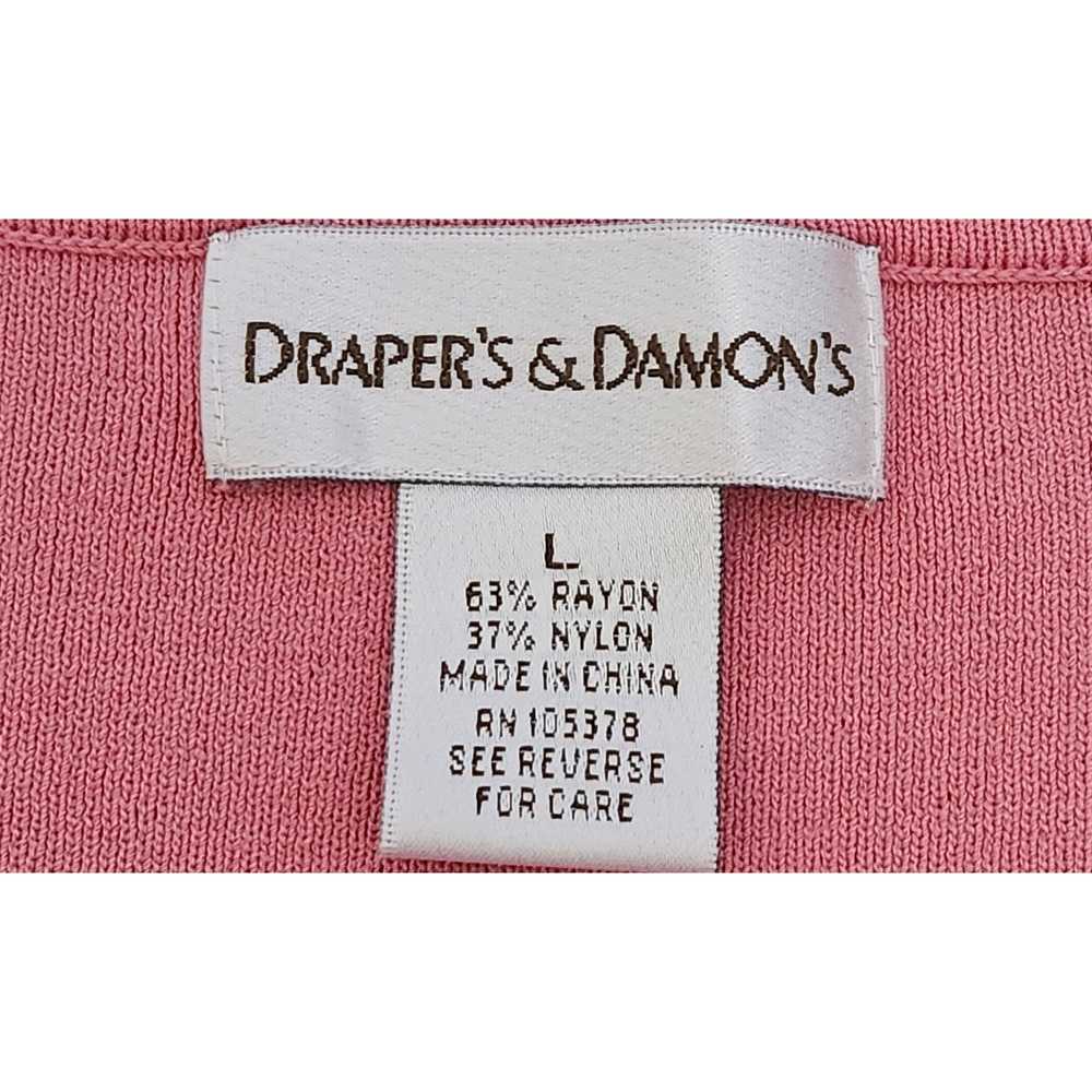 Other Draper's & Damon's Pink Salmon Round Neck S… - image 3