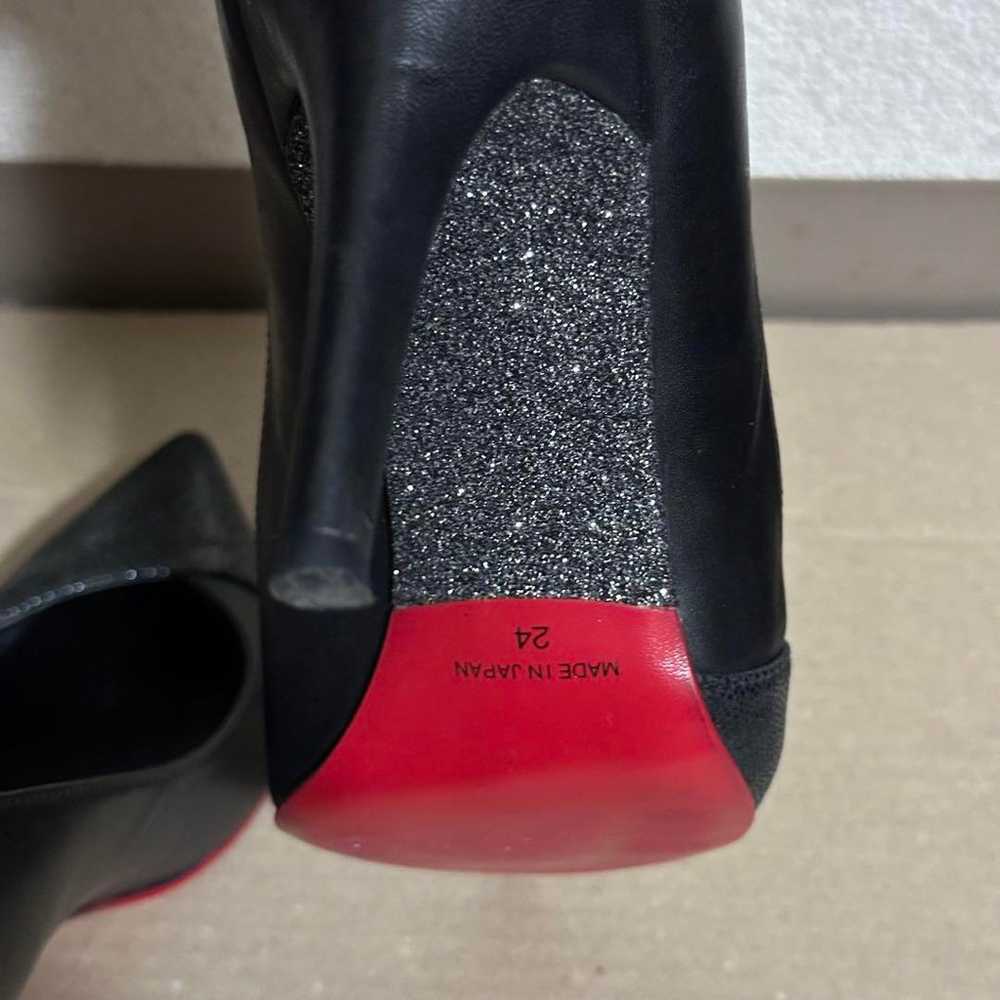 【Excellent Condition】Diana Black High Heels Point… - image 7