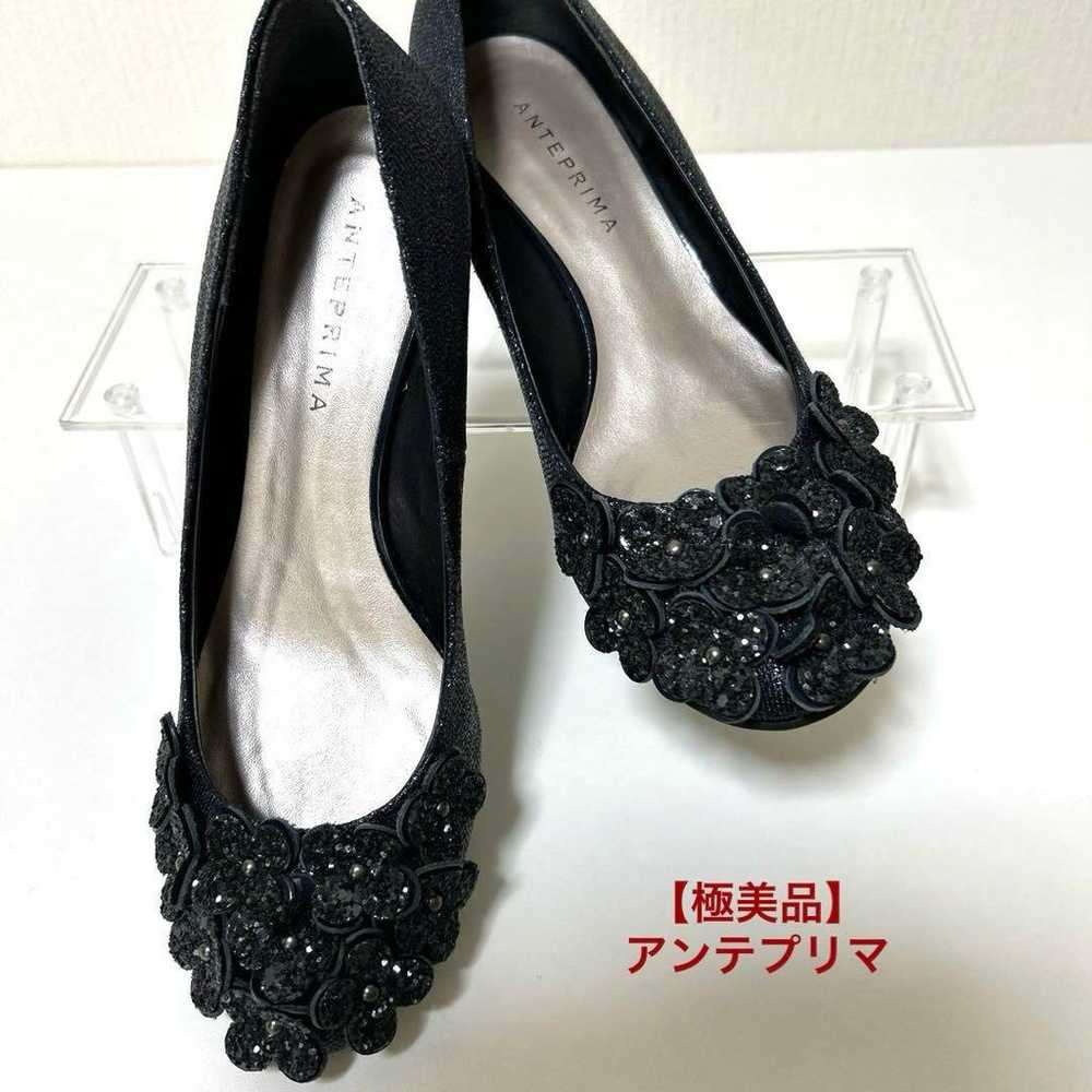 【Like New】 Anteprima Flower Motif Wedge Sole Pumps - image 2