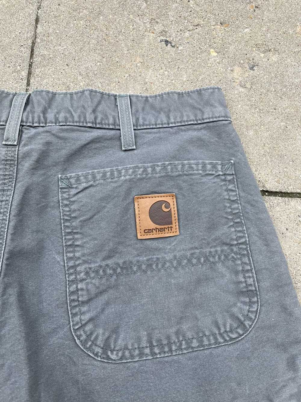 Carhartt × Vintage Vintage Carhartt Grey Carpente… - image 4