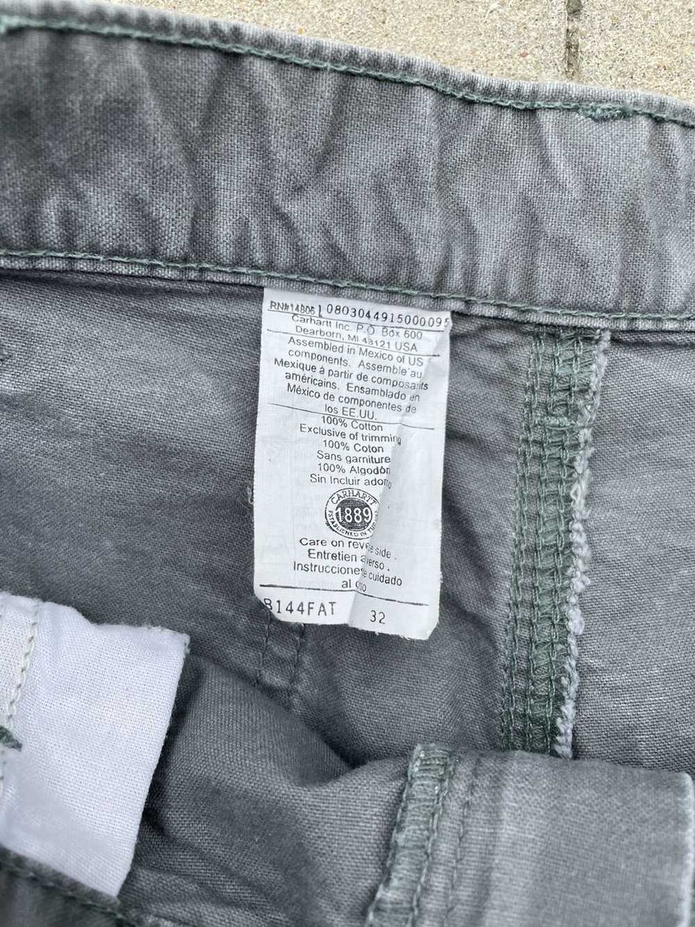 Carhartt × Vintage Vintage Carhartt Grey Carpente… - image 9